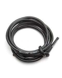 Team Associated 0648 Silicone Wire 14AWG Black 1metre