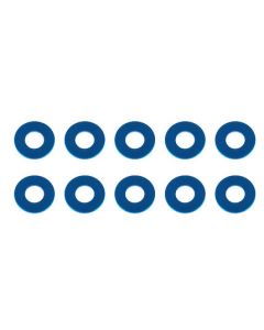 Team Associated 31389 Washers, 7.8x3.5x2.0mm, blue aluminum