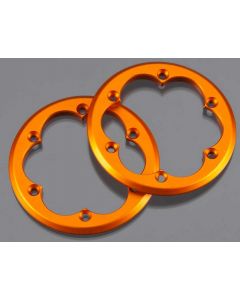Axial AX08132 2.2 VWS Machined Beadlock Ring (Orange) (2pcs)1/10