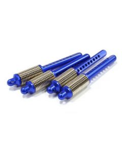 Integy 25687BLUE Billet Machined Alloy Short Body Posts 67mm for Axial SCX-10 Scale Crawler