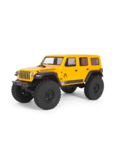 Axial  AXI00002T2 SCX24 2019 Jeep Wrangler JLU CRC 1/24 Crawler RTR, Yellow