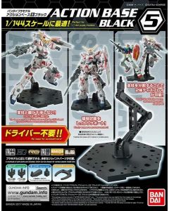 Bandai 5058817 Action Base 5 Black 1/144