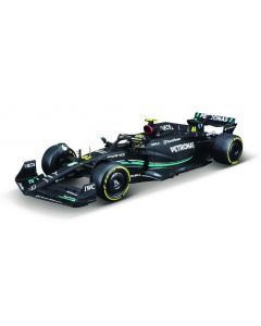 Bburago 28028 2023 F-1 Mercedes W 14 #44 Hamilton in Showcase 1/24