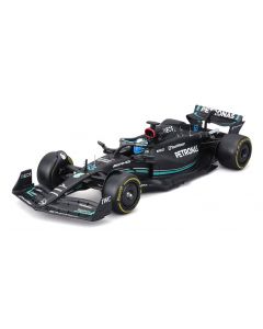Bburago 28028 2023 F-1 Mercedes W 14 63 Russell in Showcase 1/24