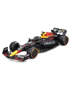 Bburago 28030 2023 F-1 Red Bull Racing RB-19 #1 Verstappen Champion in Showcase 1/24