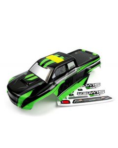 Blackzon 540039 Slyder Truck Body (black/green) 1/16