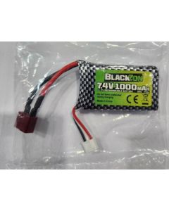 Blackzon 540223 Lipo Battery Pack 7.4V 1000mAh