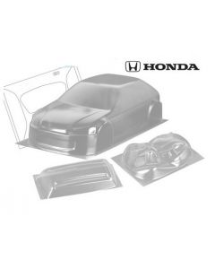 Bodyworx N132 Clear Body Civic EK9 FF 190mm 1/10th 