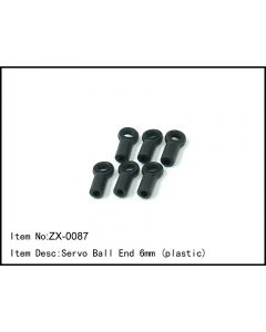 Caster Racing ZX-0087 Servo Ball End 6mm