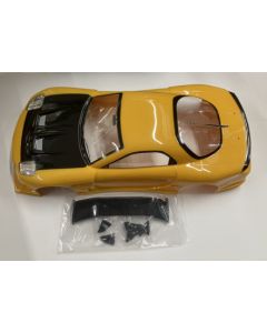 Colt 2314P MAZDA RX-7 FD3S Painted Body Yellow 200mm  1/10