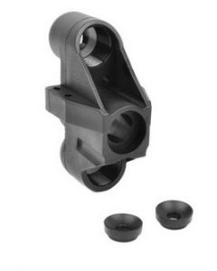 Team Corally 00180-108 Steering Block (1) - Wide - Pivot Ball Cup (2) - Front - Composite