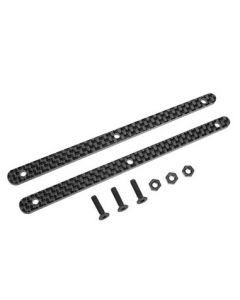 Team Corally 00180-256 Chassis Brace Stiffener Rear Graphite 2.5mm - fits part C-00180-103