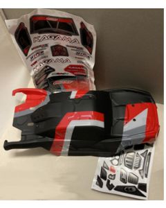 Team Corally 00180-981-1 Body painted and cut - Kagama - Red 1/8