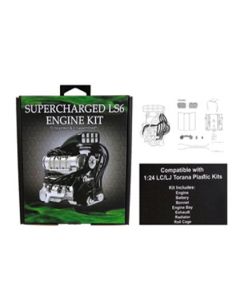 DDA AC004 LC/LJ Supercharge LS6 Engine Plastic Kit 1/24