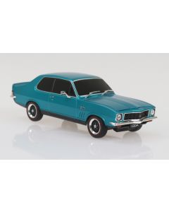 DDA LU12 Hard Plastic Model Car Teal LJ Torana Spectra Rides LightUp 1/24