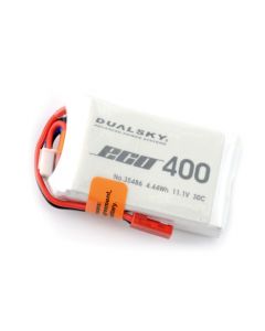 Dualsky 35486 XP04003ECO 400mAh 3S 11.1V 30C ECO LiPo Battery with JST Connector