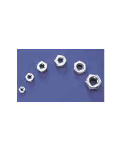 Du-Bro 2105 3.0mm Steel Hex Nuts (4pcs)