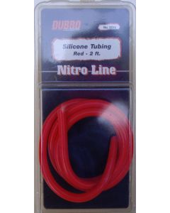 Du-Bro 2234 Nitro Line (Red) - 2 ft 1/pkg.