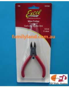 EXCEL 55550 4.5" (114mm)  SPRING LOADED WIRE SIDE CUTTER