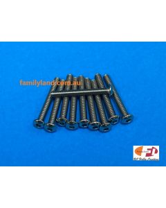 Family Land 3x25 Socket Button Head Stainless Steel Screw (10pcs)