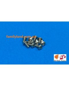 Family Land 3x6 Socket Button Head Metric Stainless Steel Screw (10pcs)