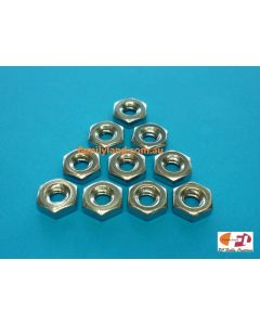 Family Land STAINLESS STEEL LOCK NUTS 4.76mm (3/16") UNC, HEX COARSE (MARINE) (10pcs)