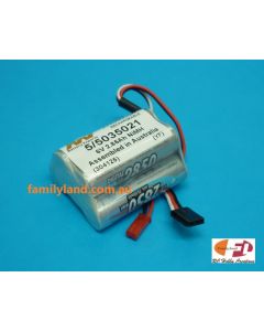 Family Land 5035021/5H NiMh Battery 6V/ 2850mAh Hump Pack with Futaba and JST Connectors