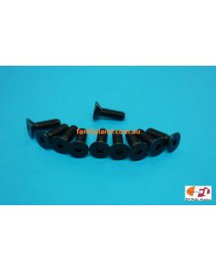 Family Land 5X16mm FLAT HEAD HEX SOCKET SCREWS (10pcs) (replace HPI 94730)