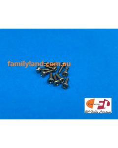 Family Land 2x6 Pan Phillips Machine Screw Stainless Steel (10pcs)