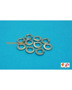 Family Land  M3x6x1mm Stainless Steel Spring (Lock) Washers (Marine) (10pcs)