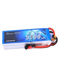 Gens Ace GA4S-5500-45C-S 5500mAh 45C 14.8V Soft Case Lipo Battery (Deans Plug)