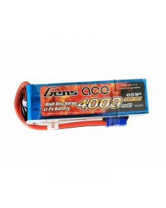 Gens Ace 4000mAh 60C 22.2V Soft Case Lipo Battery (EC5 Plug) (Hyper VS)