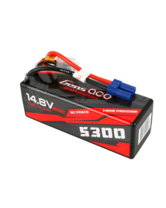 Gens Ace 53004S60E5 Lipo Battery 4S 5300mAh 14.8V 60C Hardcase/Hardwired (EC5)