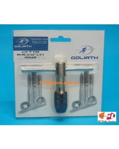 Goliath Treathing Tap Wrench "T" Type M1.6-M6 (1/16-1/4"