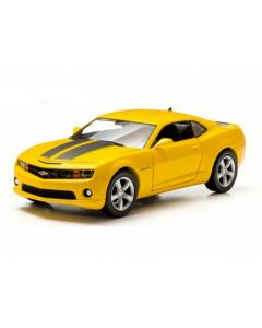 Greenlight 18219 2011 Chevrolet Camaro SS in Yellow with Black Stripes 1/24 