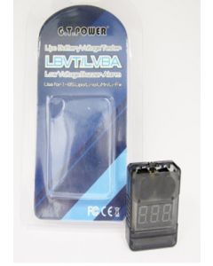 GT Power Lipo Battery Low Voltage Alarm & Tester 2-8 Cell