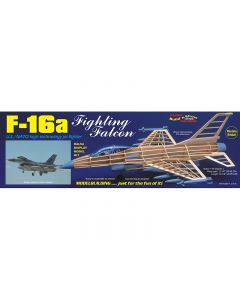 Guillow's 1403 F-16a Fighting Falcon Balsa Flying Kit 1/30
