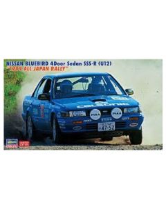 Hasegawa 20541  Nissan Bluebird 4Door Sedan SSS-R U12 1989 All Japan Rally Plastic Model Kit 1/24