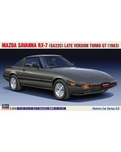 Hasegawa 21152 Mazda Savanna RX-7 (SA22C) Late Version Turbo GT (1983) 1-24