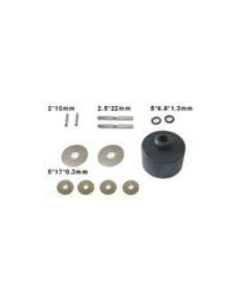 HBX 69555 DIFF. PINIONS+PINS+WASHERS+O-RING+ DIFF. CASE
