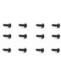 HBX S089 ROUND HEAD SELF TAPPING SCREW 2.6x6mm (12pcs)