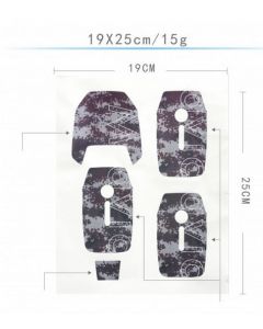 Helistar  Waterproof PVC Skin suit DJI Mavic Pro (Grey/black/purple)