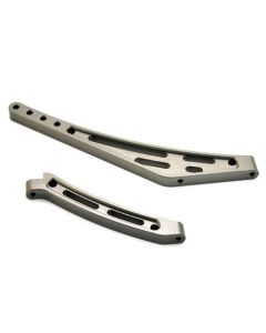 Hobao OP-0050 CNC Front/Rear Chassis Stiffener Set for SS EP
