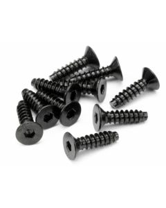 HPI 94631 TP. FLAT HEAD SCREW M4x15mm (HEX SOCKET/10pcs)