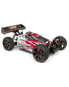 HPI 101716 CLEAR TROPHY BUGGY FLUX BODY W/WINDOW MASK/DECALS 1/10