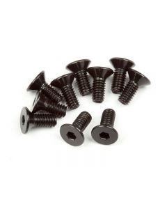 HPI 107374 FLAT HEAD SCREW M2.5x6mm (HEX SOCKET/10pcs)