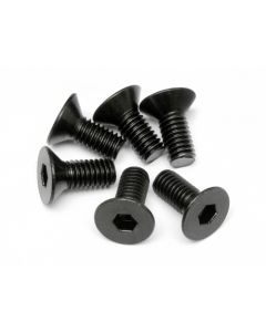 HPI 94879 FLAT HEAD SCREW M6x14mm (HEX SOCKET/6pcs)