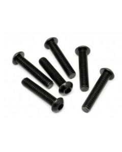 HPI 94910 BUTTON HEAD SCREW M6x30mm (HEX SOCKET/6pcs)