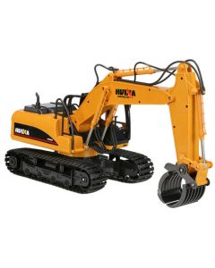 HUINA 1570 2.4G 16CH RC Excavator w/Grapple 1/14