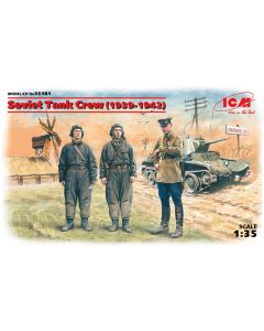 ICM 35181 Soviet Tank Crew (1939-1942) 1-35